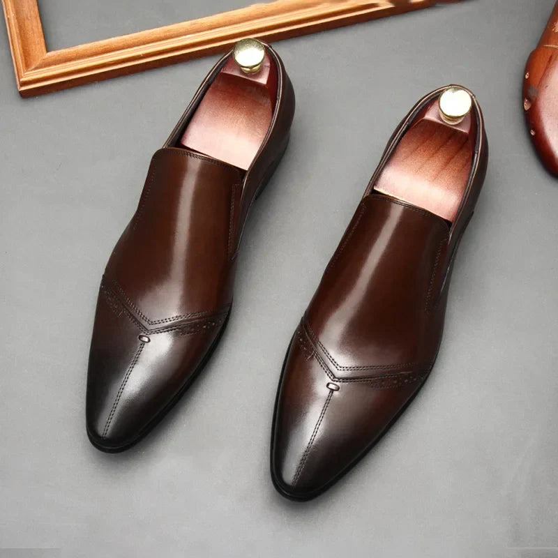 Zion Genuine Leather Loafers