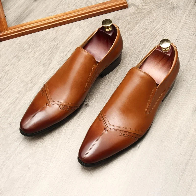 Zion Genuine Leather Loafers