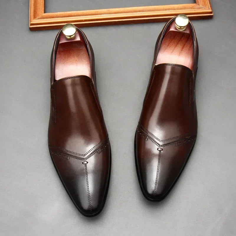 Zion Genuine Leather Loafers