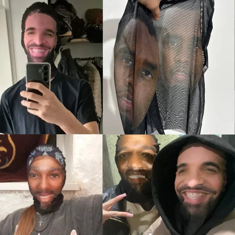 Halloween's 3D Realistic Face Masks for Cosplay and Street Style