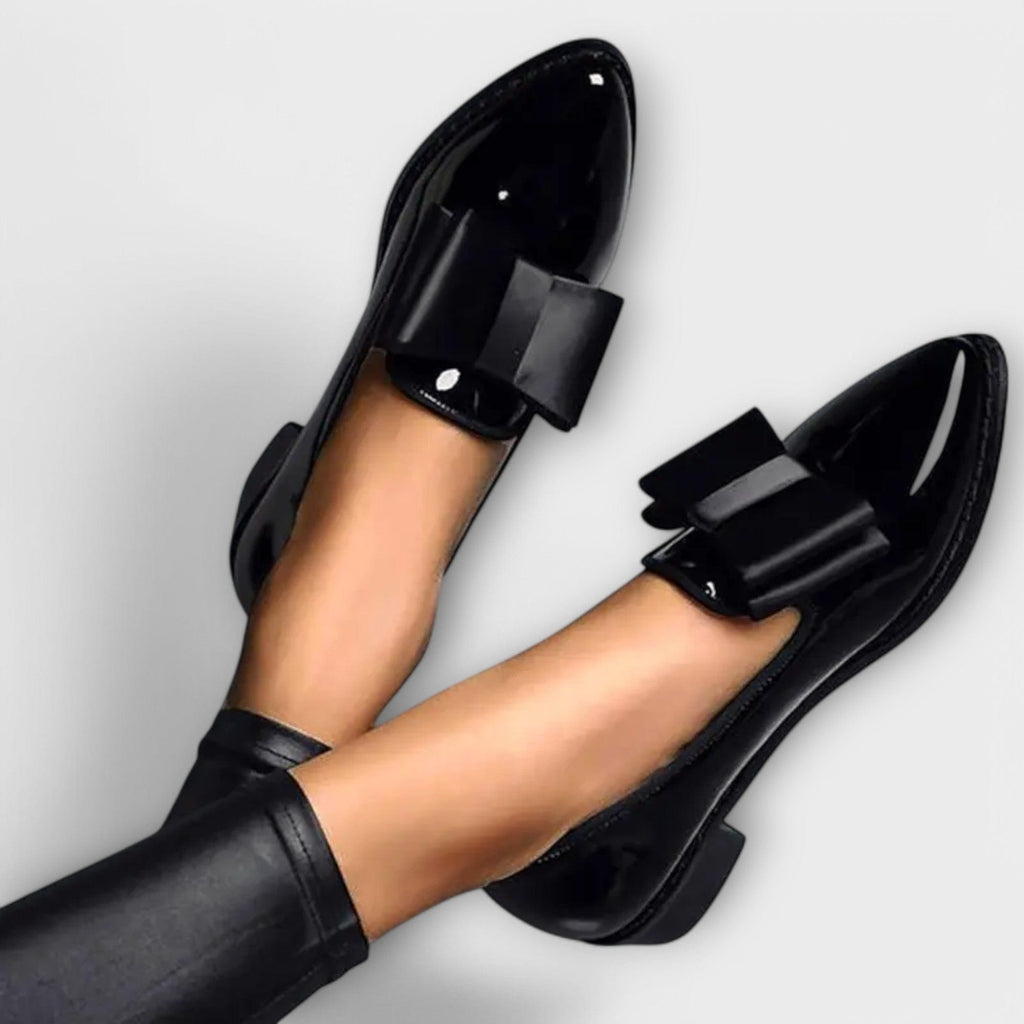 Women's Leather Loafers with Soft Lining and Flexible Sole