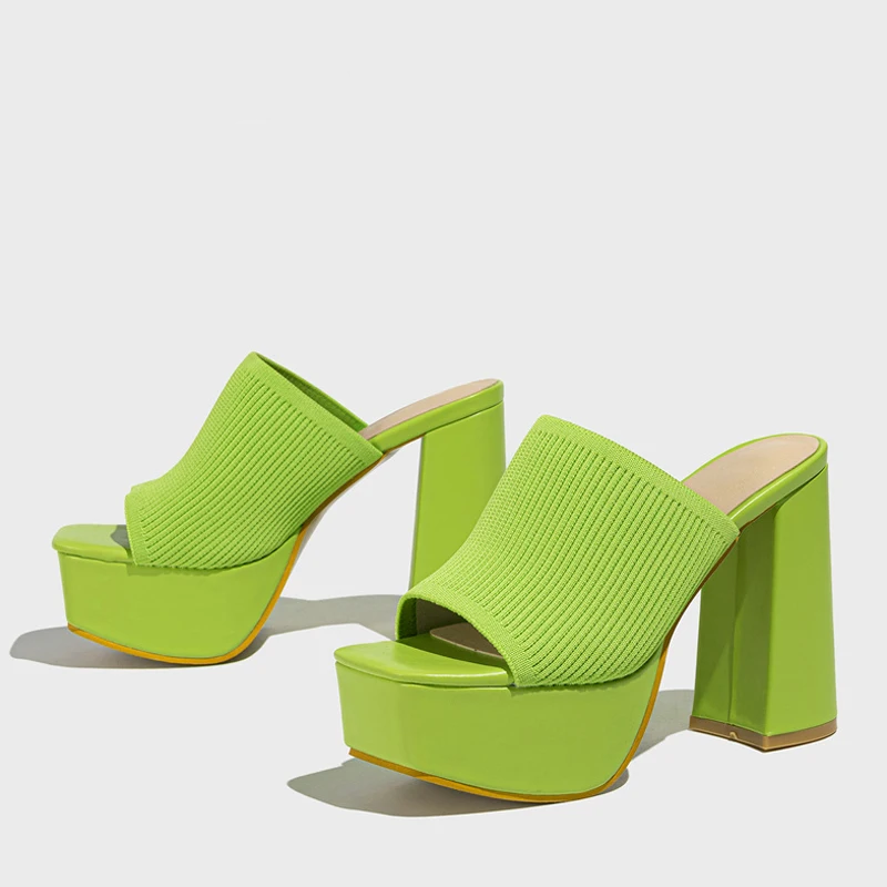 Women's Platform Sandals with Cushioned Insole and Slip-Resistant Sole
