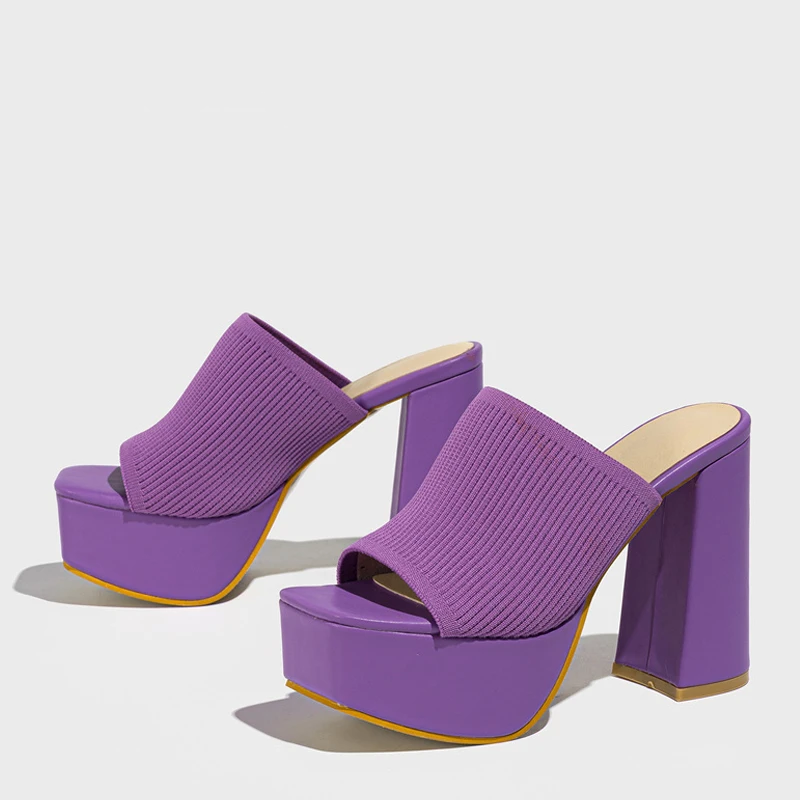 Women's Platform Sandals with Cushioned Insole and Slip-Resistant Sole
