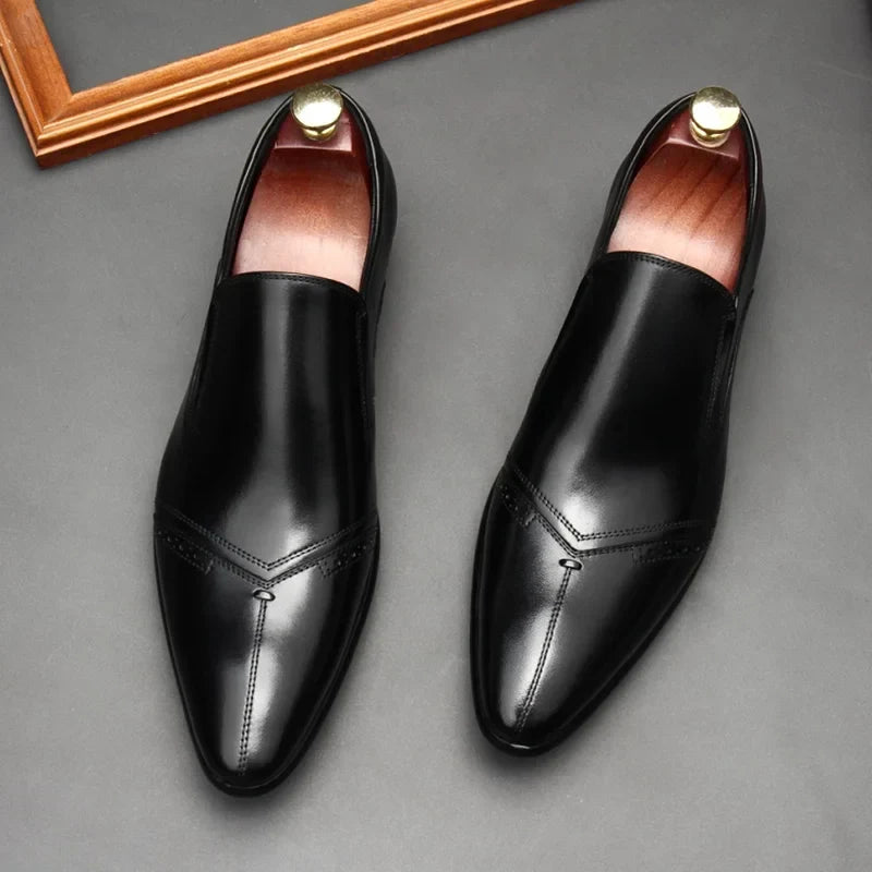 Zion Genuine Leather Loafers