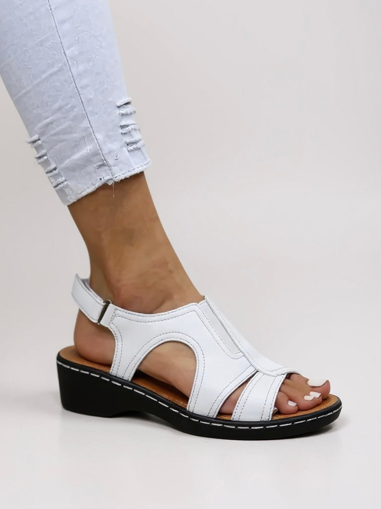 Women's Adjustable Sandals with Cushioned Footbed and Shock-Absorbing Sole