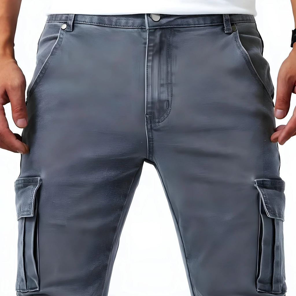 STRETCH CARGO PANTS FOR MEN