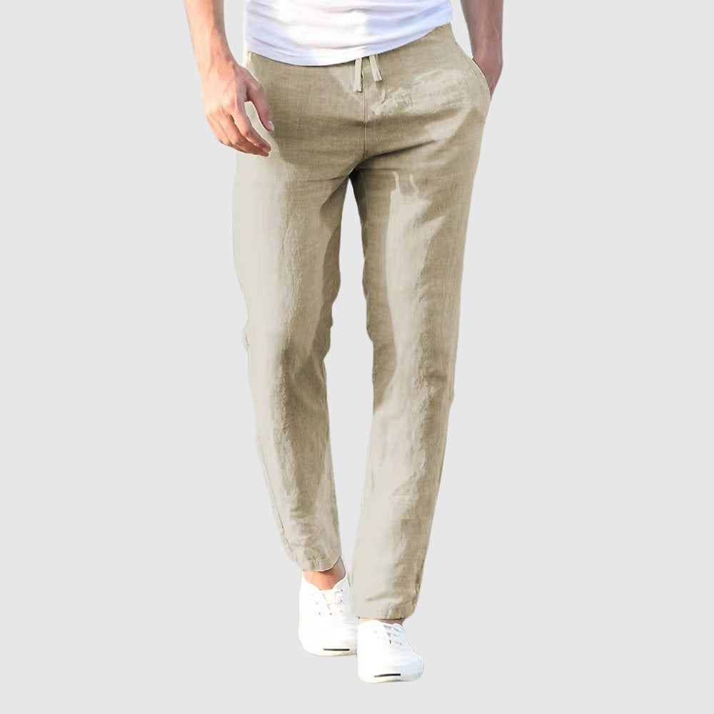 LIGHTWEIGHT LINEN PANTS