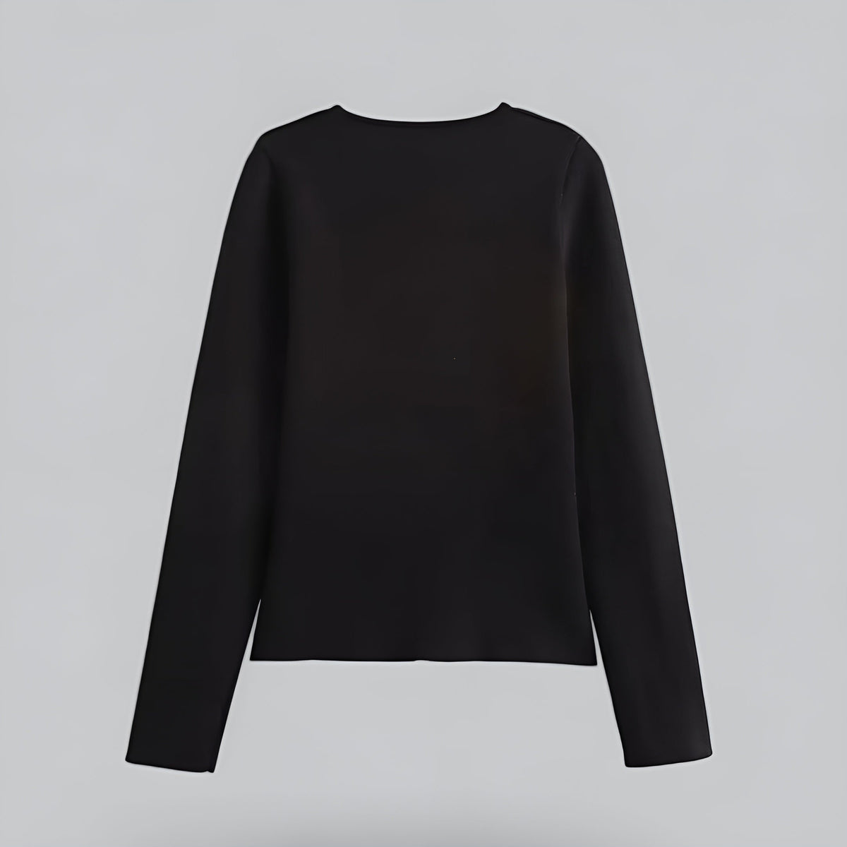 Women's V-Neck Button Front Knit Cardigan, Long Sleeves