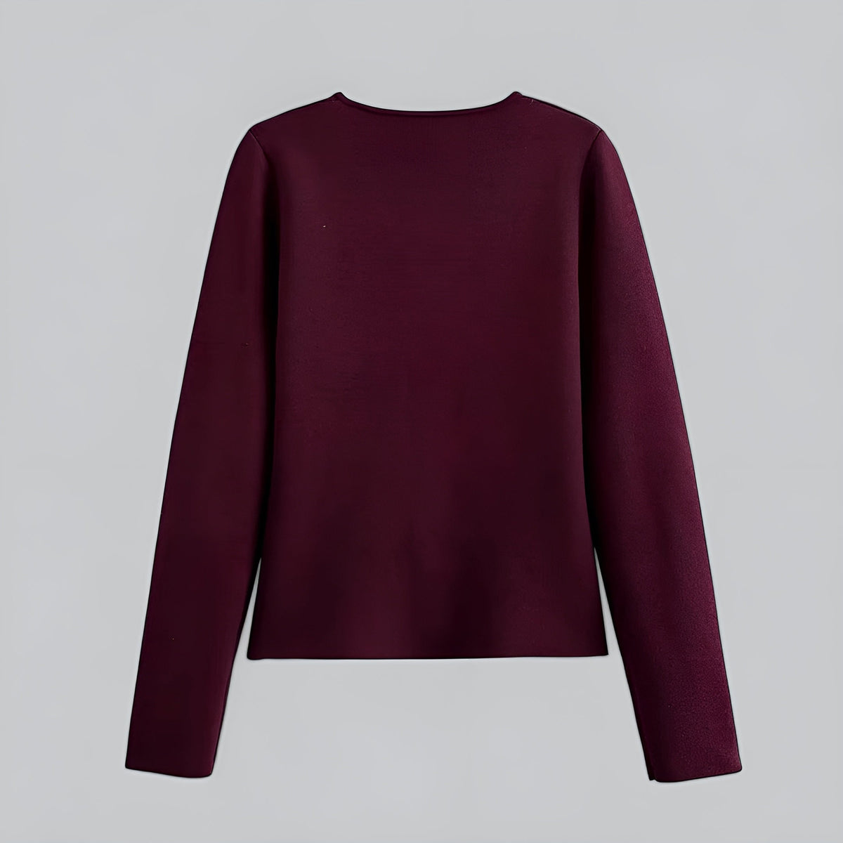Women's V-Neck Button Front Knit Cardigan, Long Sleeves
