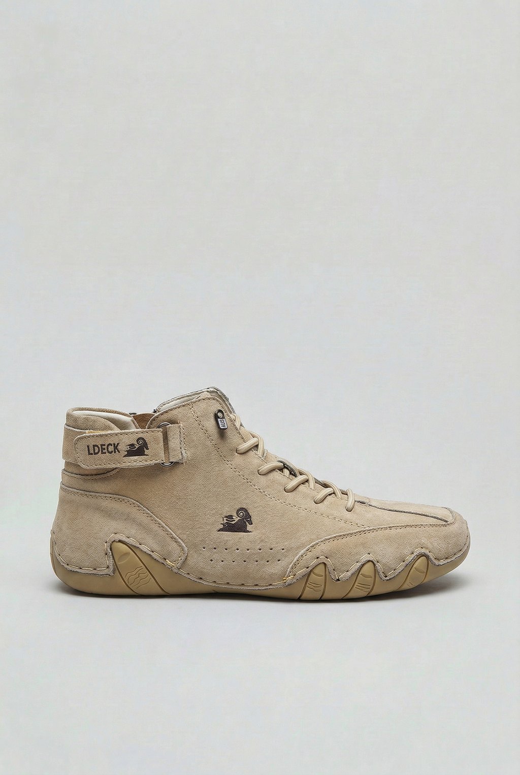 Unisex High-Top Lace-Up Sneakers, Ankle Strap