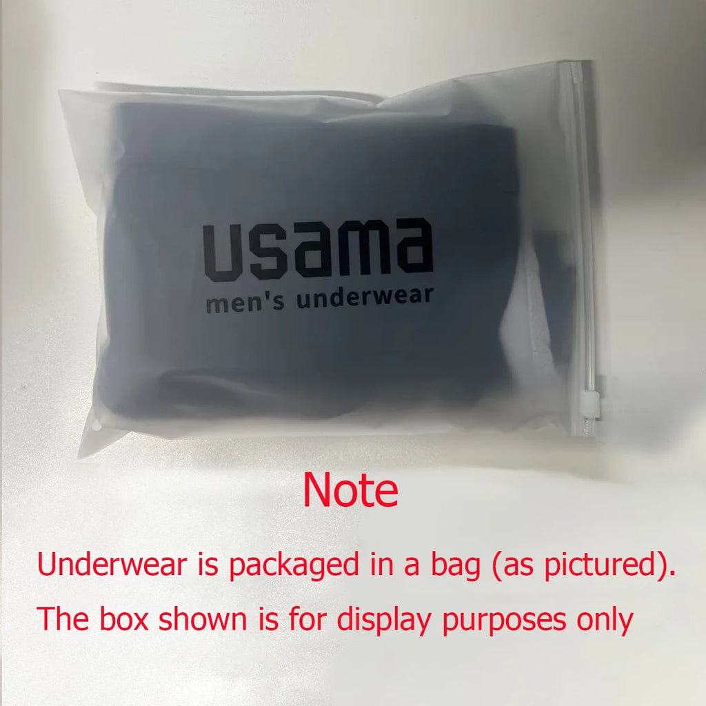 Men's 4 Pieces Ice Silk Boxer Shorts Plus Size Cool Breathable Underwear