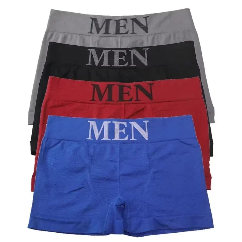 Men's 5-Pack Slim Fit High Elasticity Comfortable Boxer Briefs Underwear