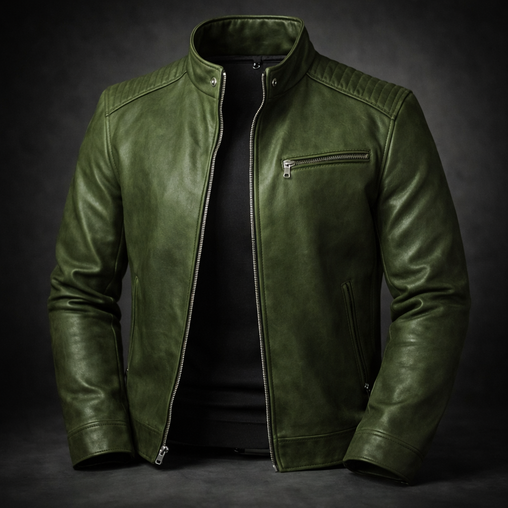 Men's Classic Leather Jacket