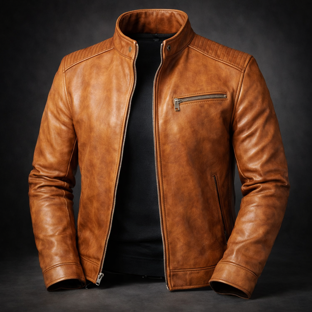 Men's Classic Leather Jacket