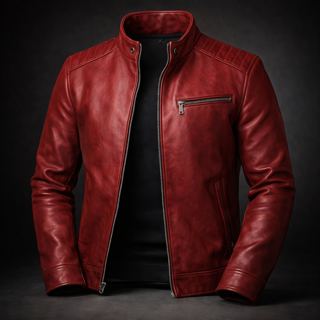 Men's Classic Leather Jacket