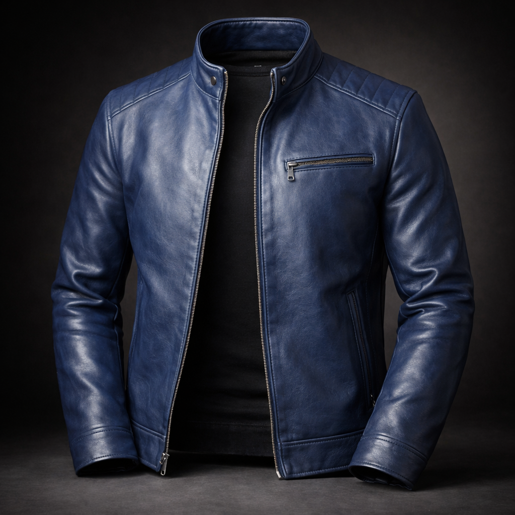 Men's Classic Leather Jacket