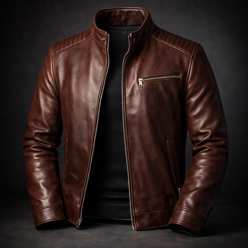 Men's Classic Leather Jacket
