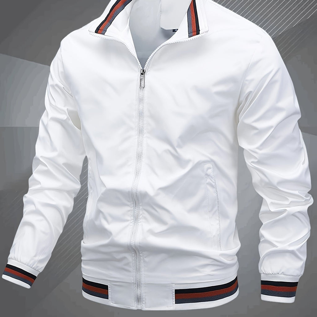 Men's Elegant Understated Bomber Jacket
