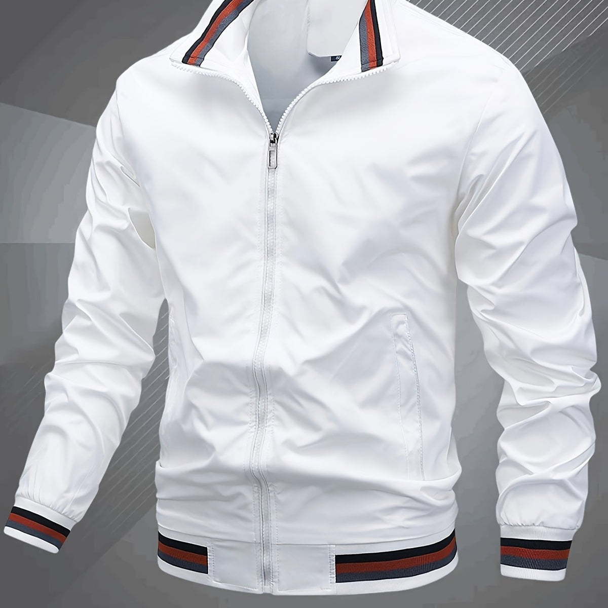 Men's Elegant Understated Bomber Jacket