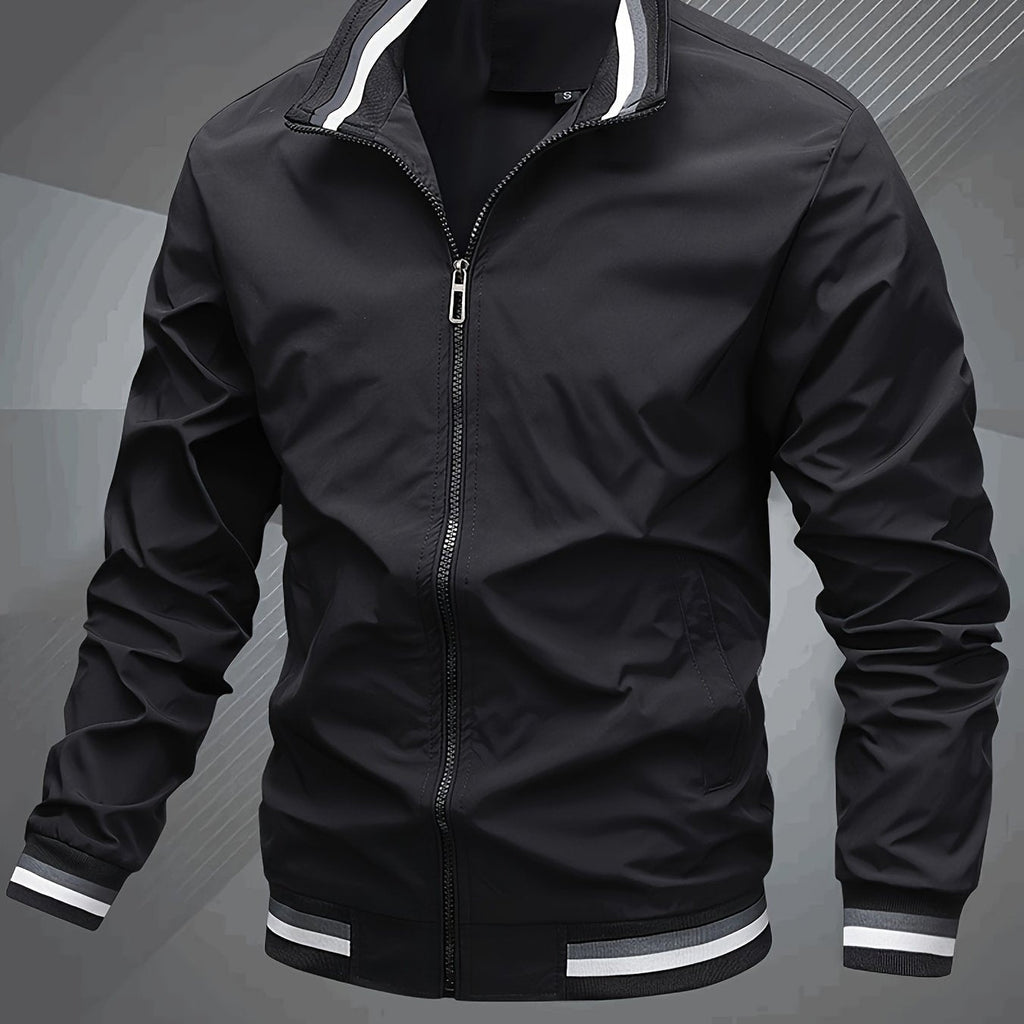 Men's Elegant Understated Bomber Jacket