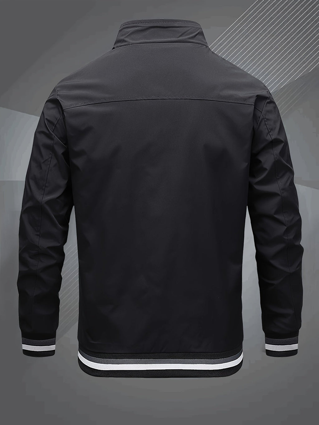 Men's Elegant Understated Bomber Jacket
