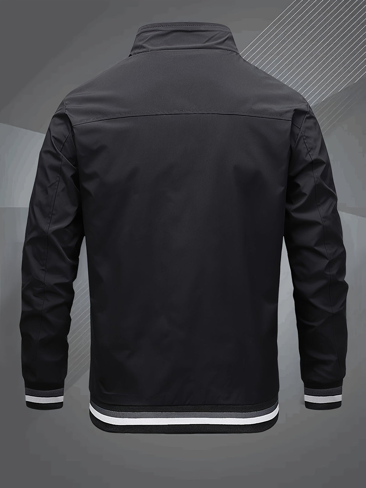 Men's Elegant Understated Bomber Jacket