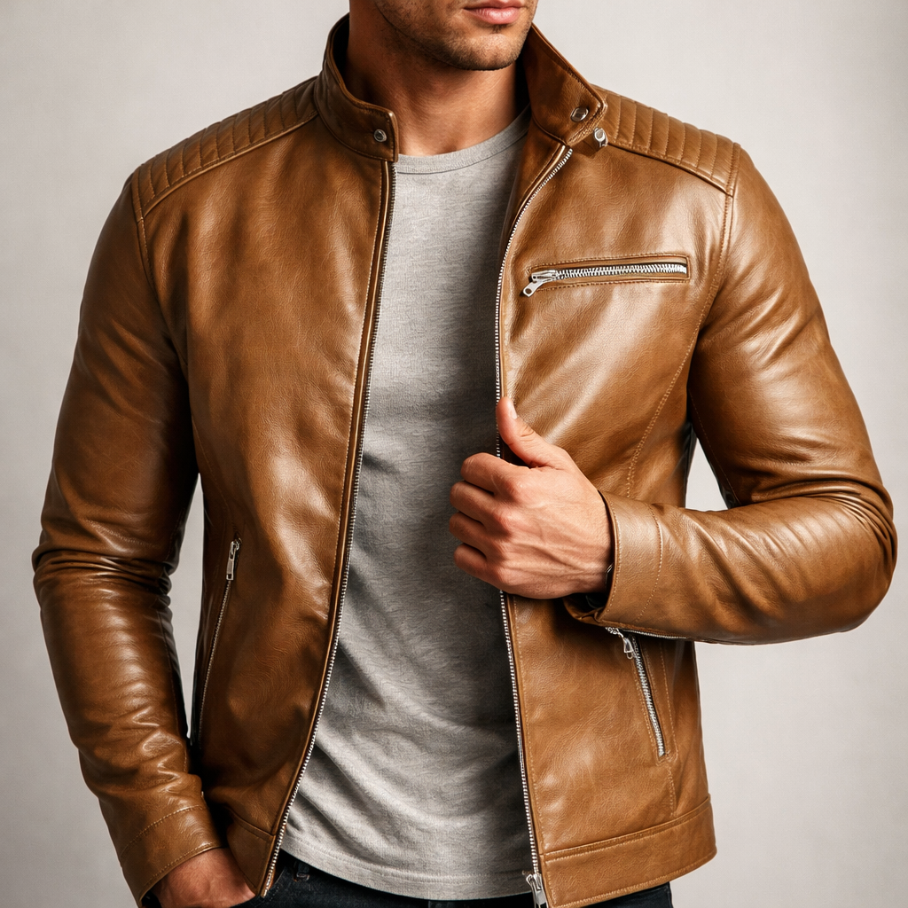 Men's Genuine Leather Jacket