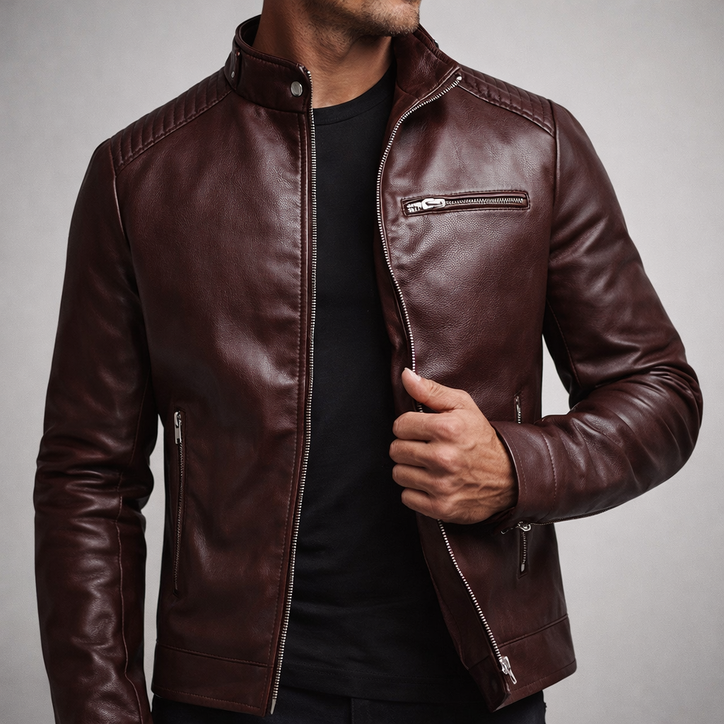 Men's Genuine Leather Jacket