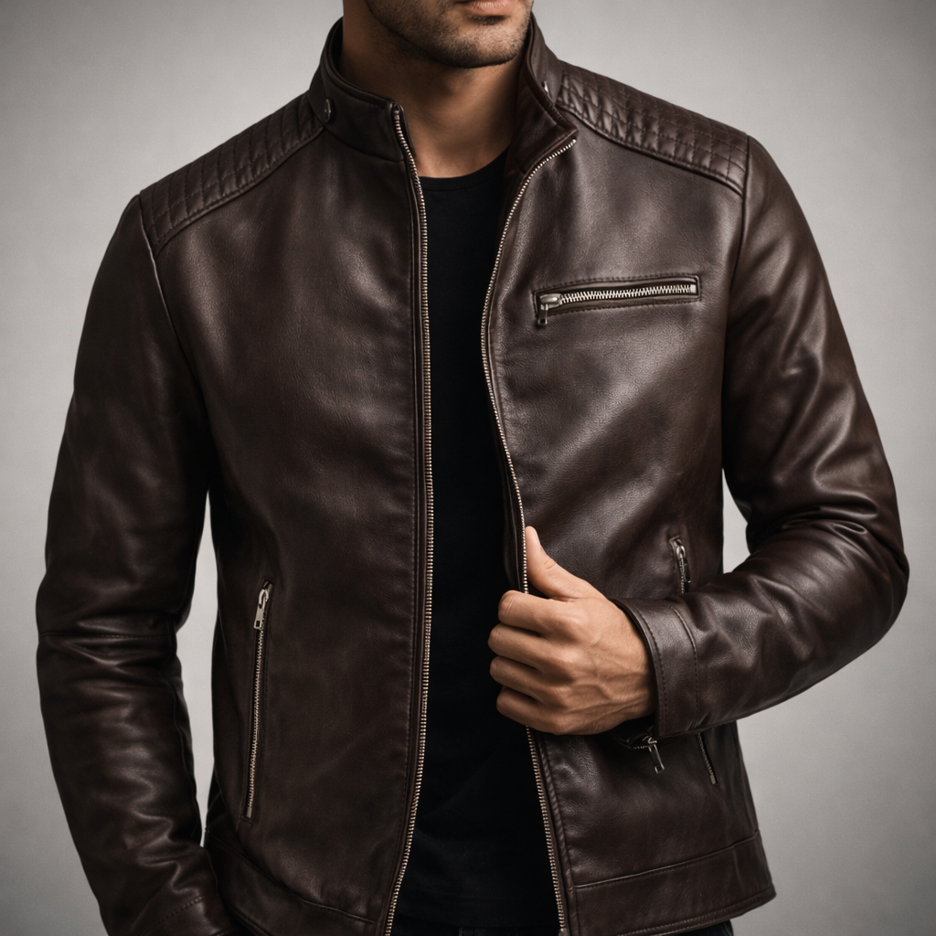 Men's Genuine Leather Jacket