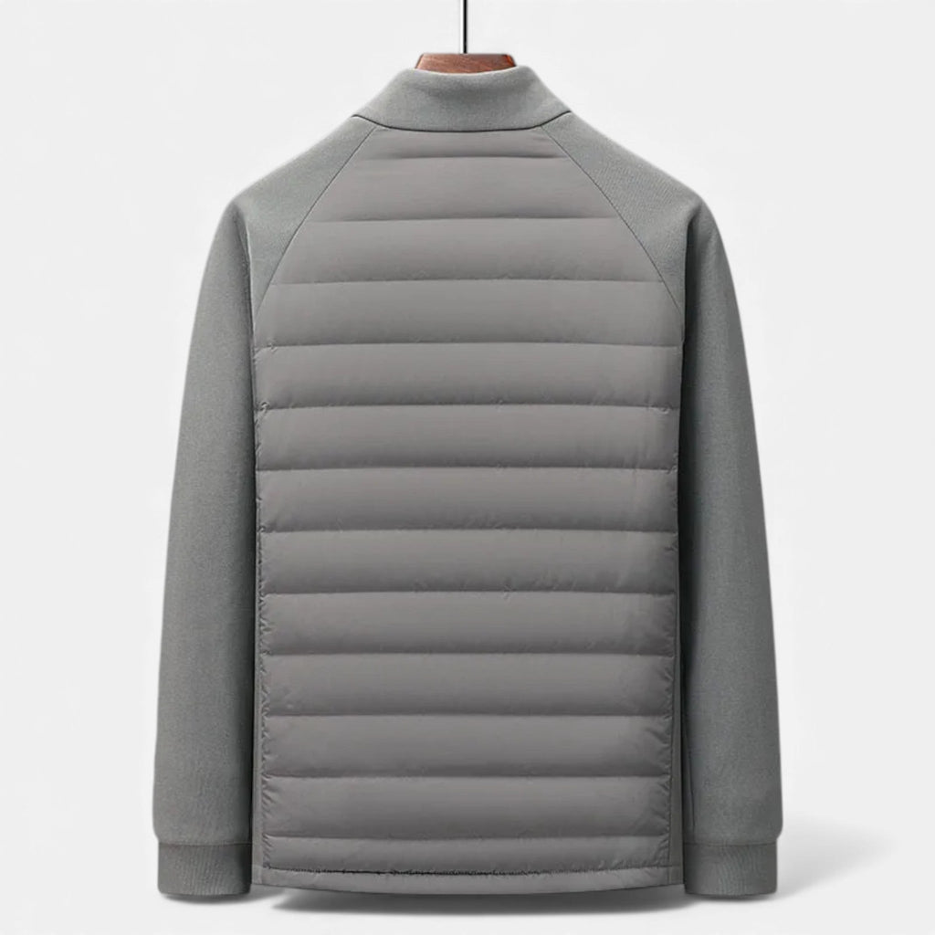 Men's High-Neck Quilted Puffer Jacket