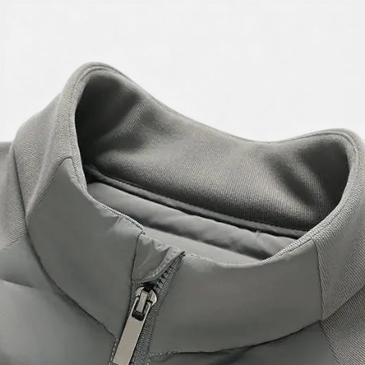 Men's High-Neck Quilted Puffer Jacket
