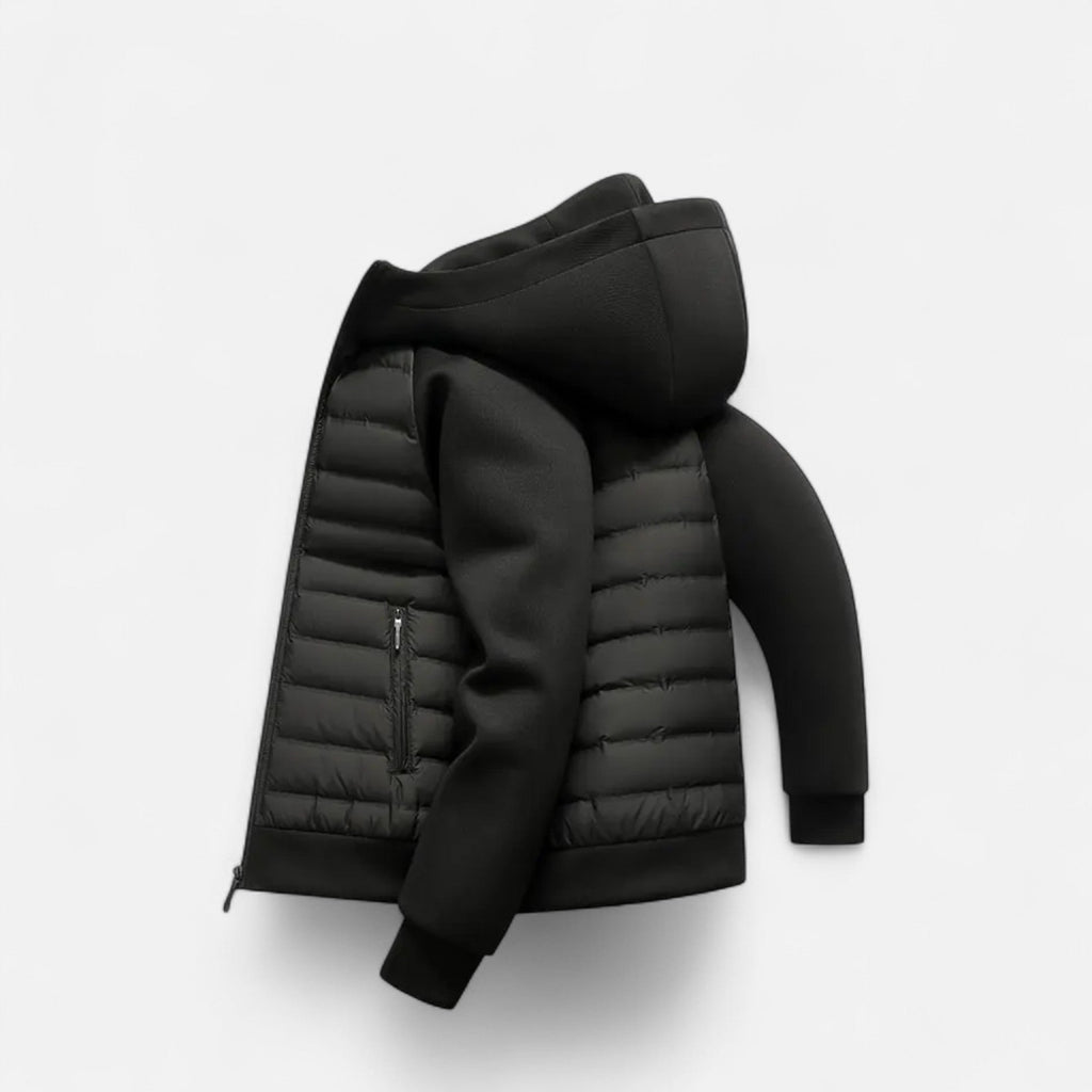 Men's Hooded Composed Puffer Jacket