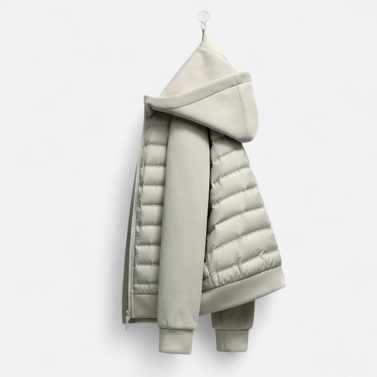 Men's Hooded Composed Puffer Jacket