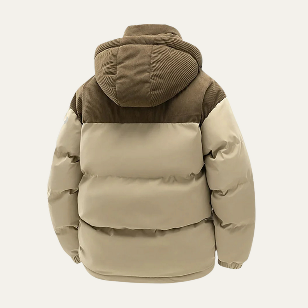 Men's Hooded Padded Sleek Puffer Jacket