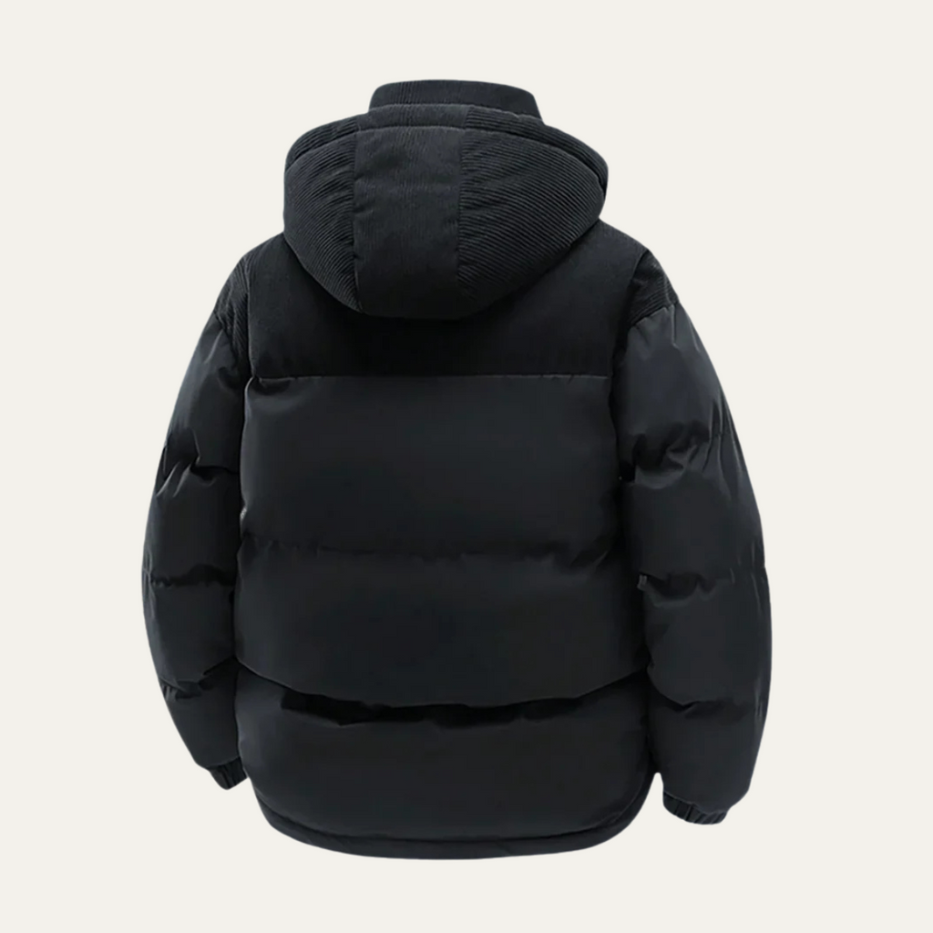 Men's Hooded Padded Sleek Puffer Jacket