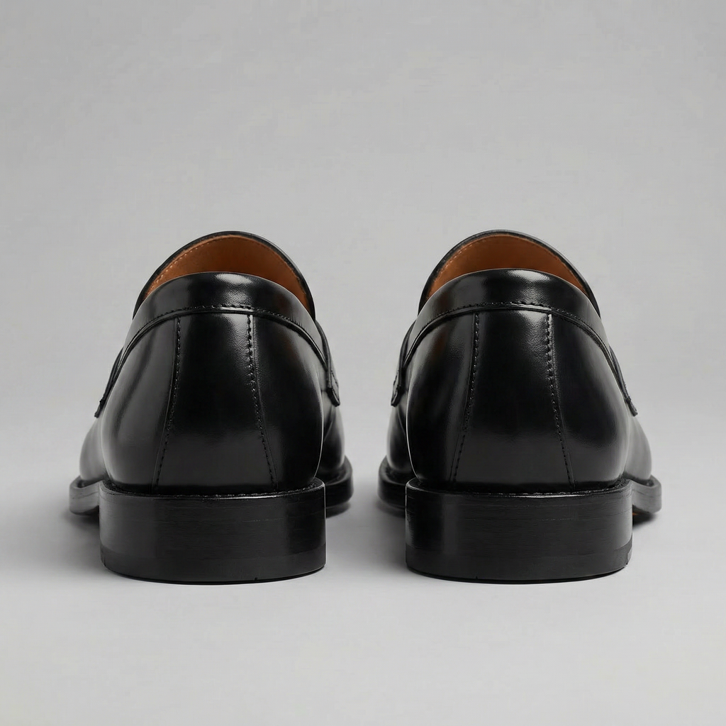 Montarello Men's Leather-Look Penny Loafers