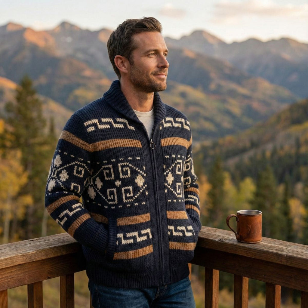 Men's Oversized Graceful Cardigan