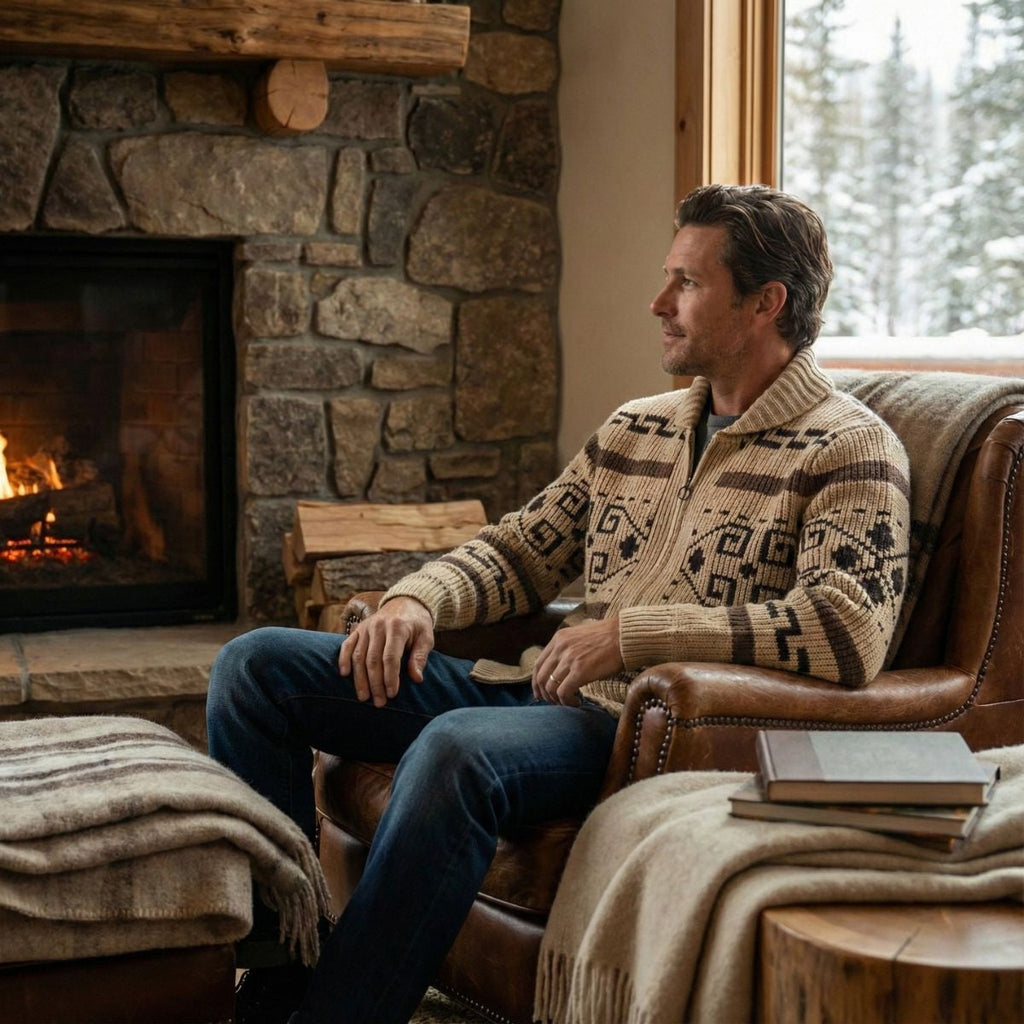 Men's Oversized Graceful Cardigan