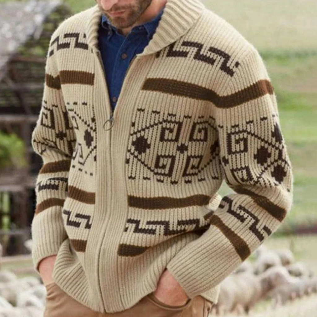 Men's Oversized Graceful Cardigan