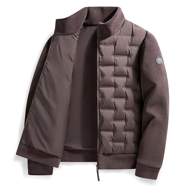 Men's Quilted Fit-and-Flare Classic Puffer Jacket