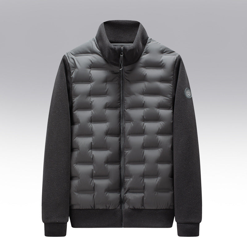 Men's Quilted Fit-and-Flare Classic Puffer Jacket