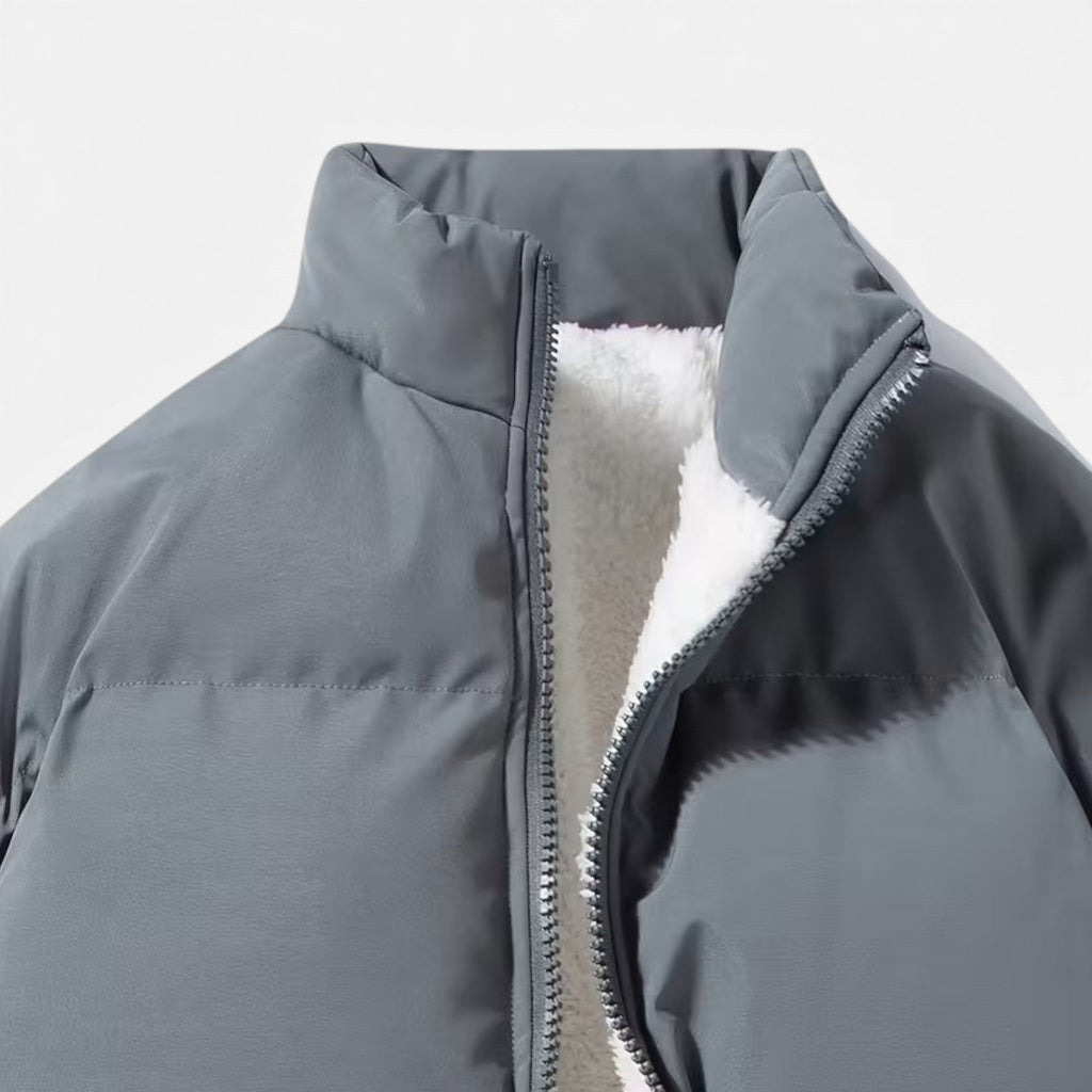 Men's Quilted Minimalist Elevated Puffer Jacket
