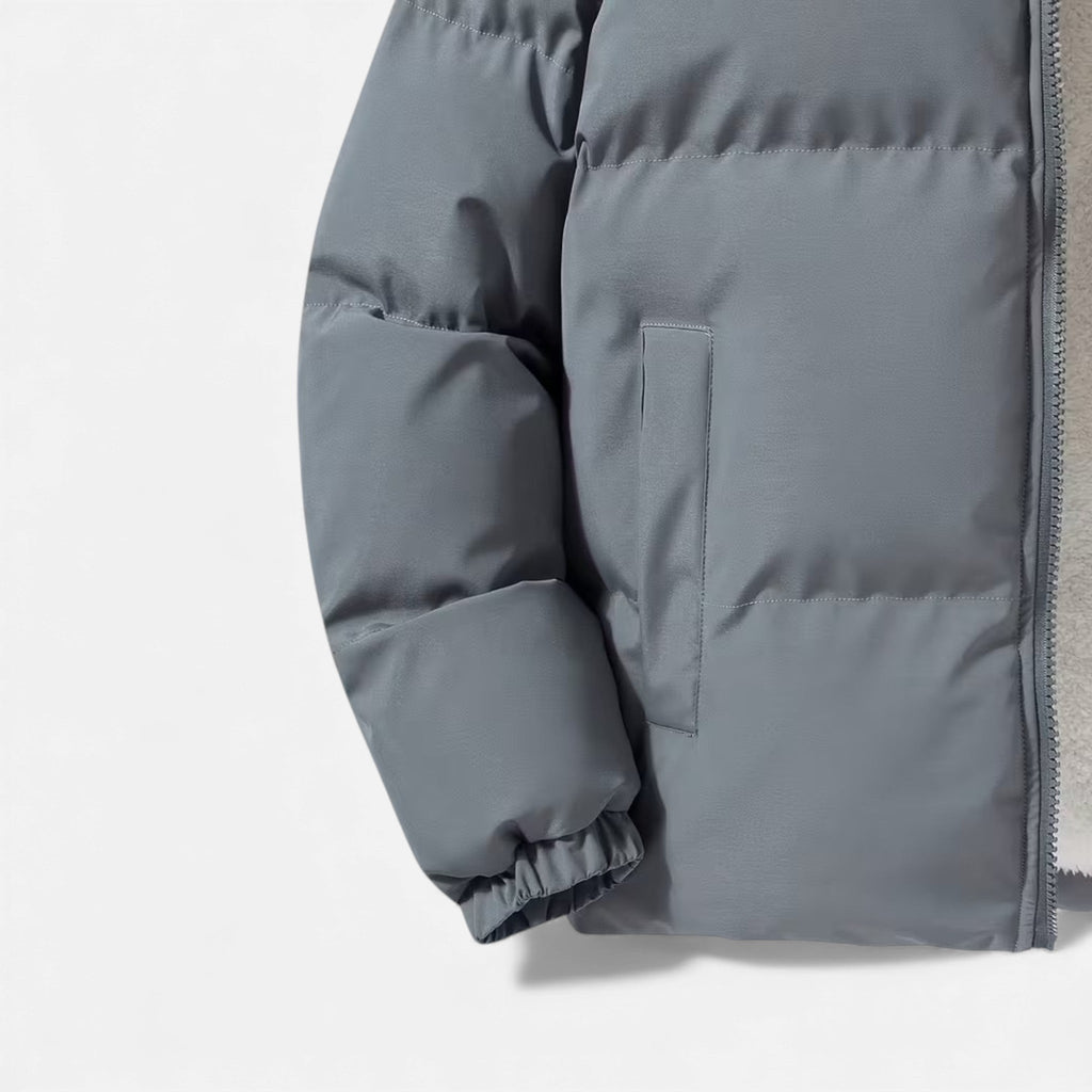 Men's Quilted Minimalist Elevated Puffer Jacket
