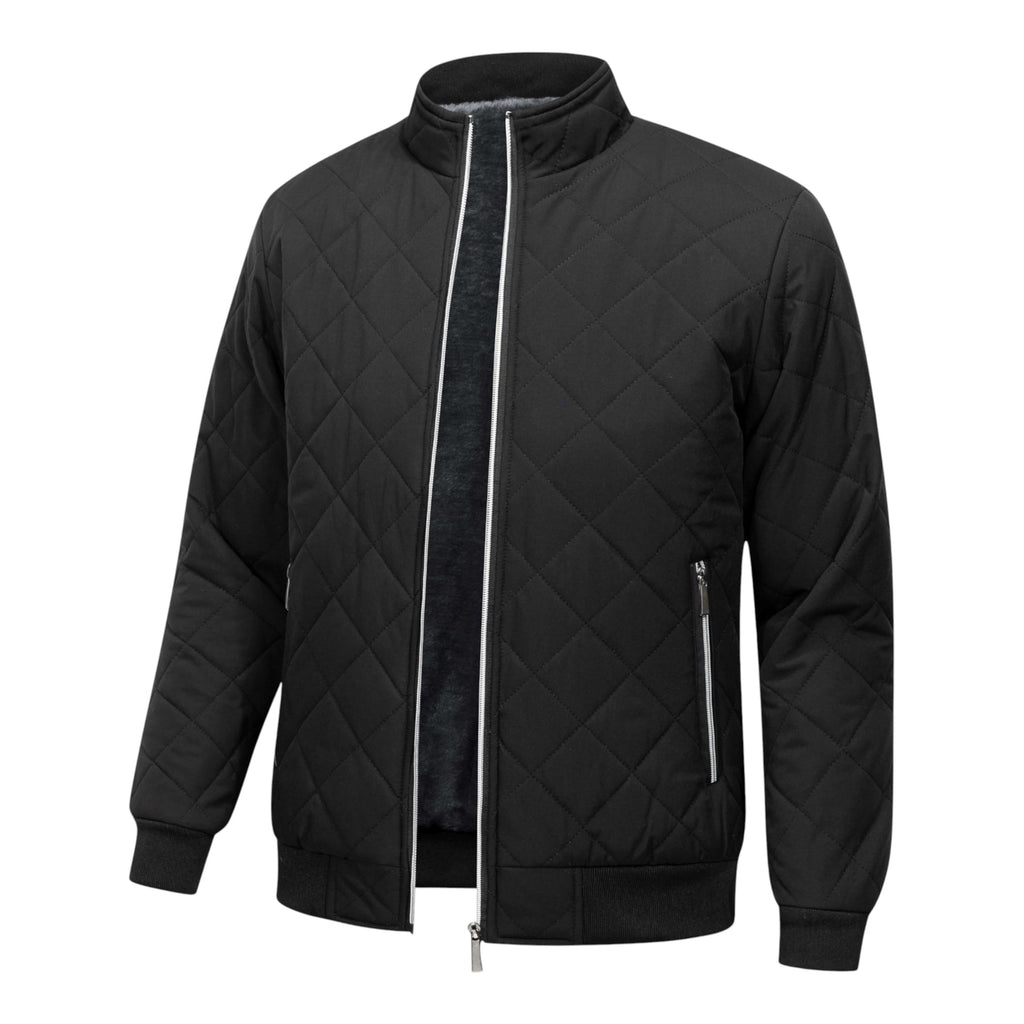 Men's Quilted Wrap Fluid Puffer Jacket