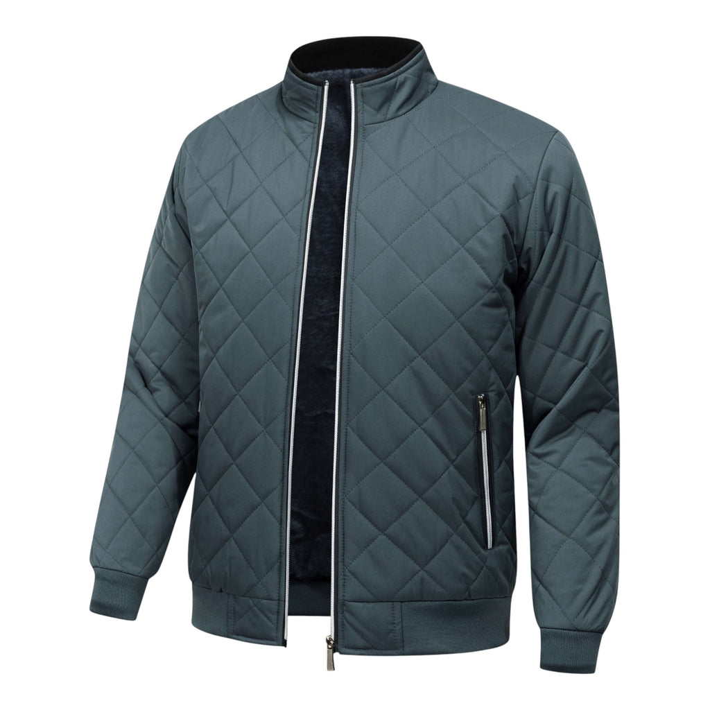 Men's Quilted Wrap Fluid Puffer Jacket