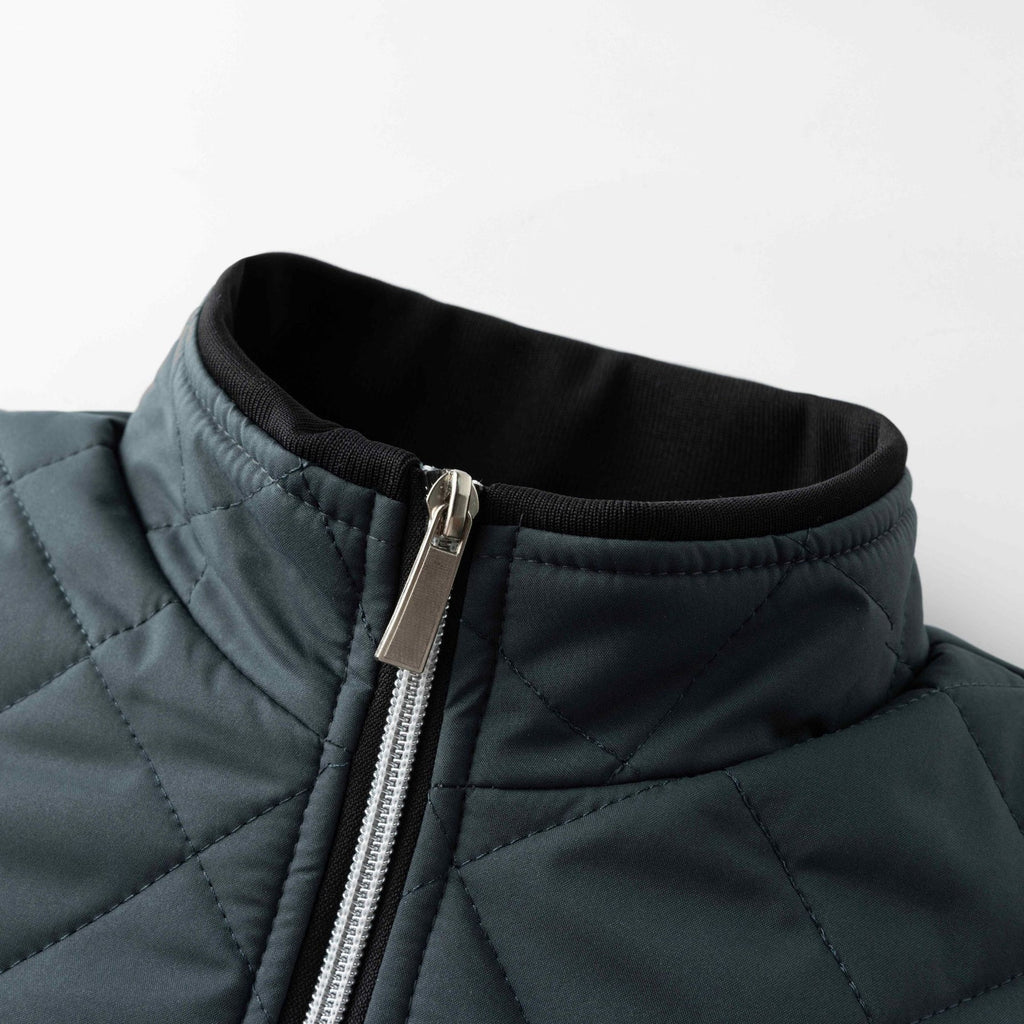 Men's Quilted Wrap Fluid Puffer Jacket