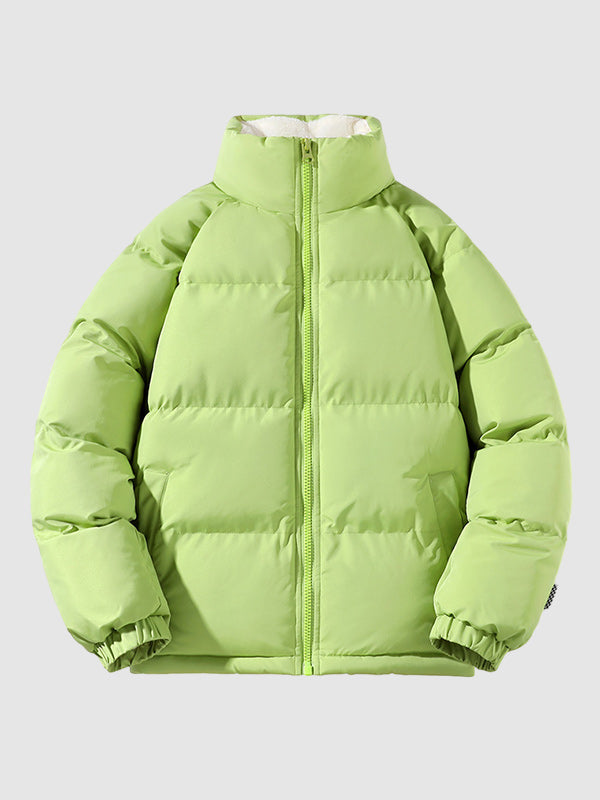 Men's Quilted Zip-Up Stylish Puffer Jacket
