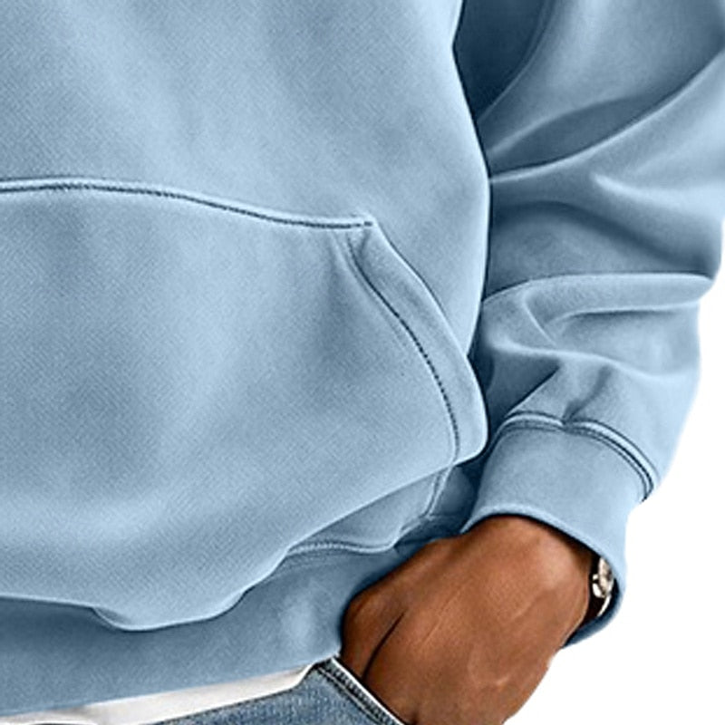Men's Relaxed Quarter-Zip Hoodie
