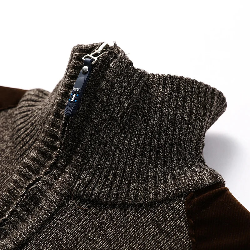 Men's Ribbed Elegant Cardigan