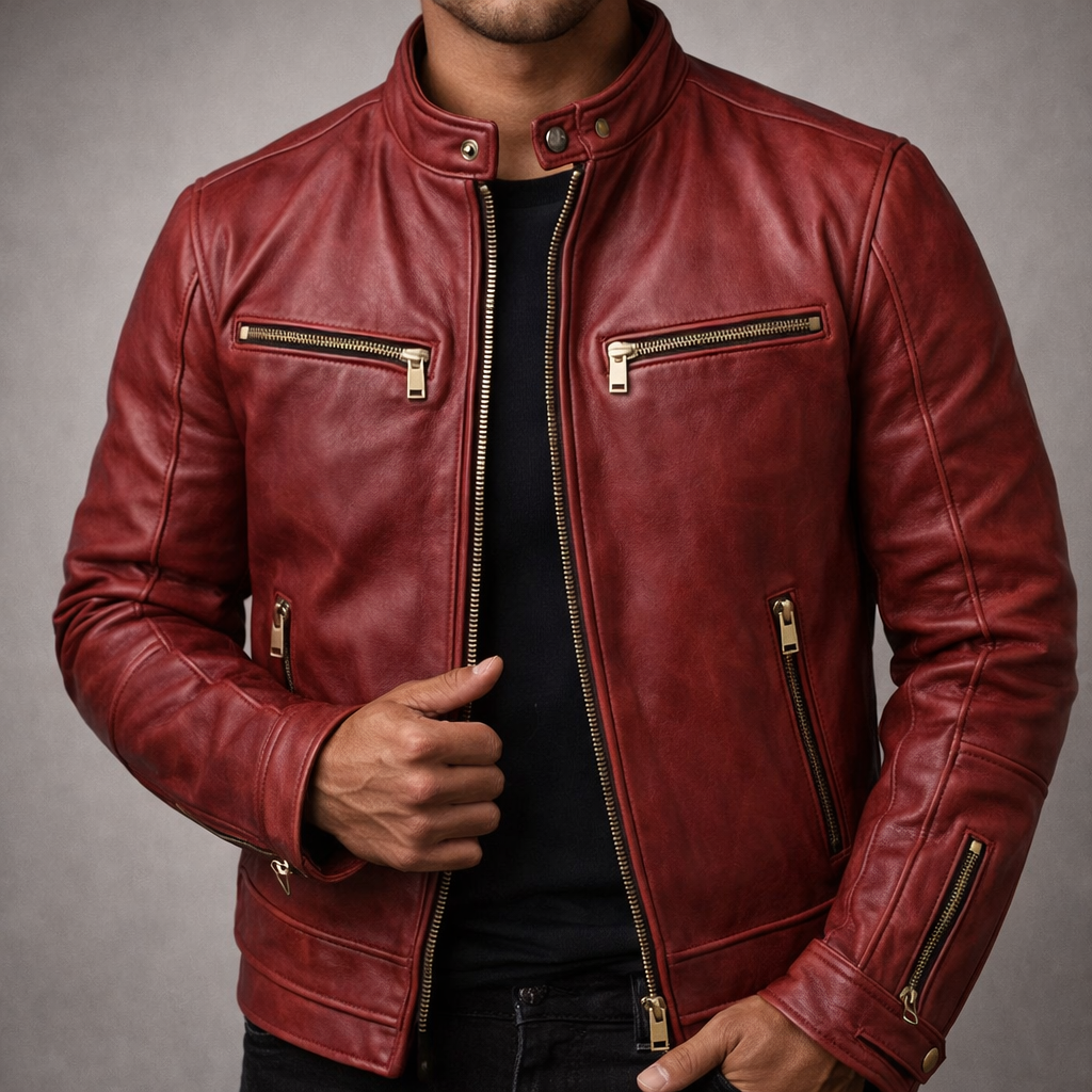 Men's Vintage Leather Jacket